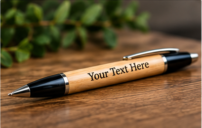 Personalised engraved pen