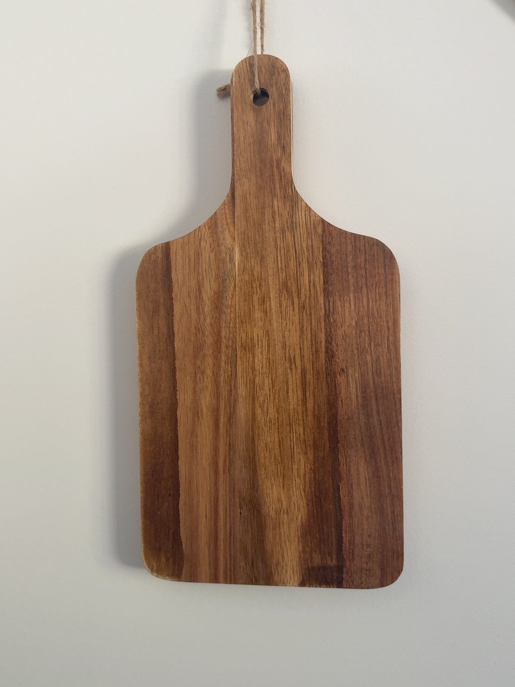 Blank wooden board before personalisation